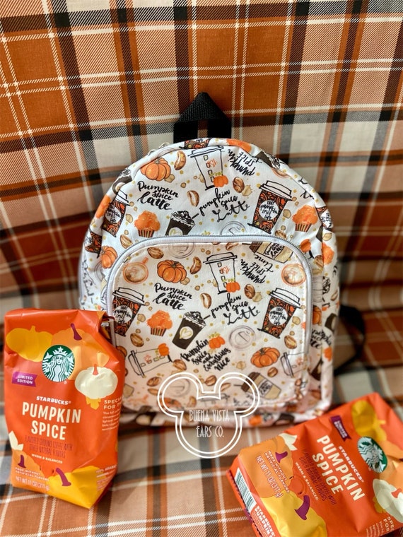 Pumpkin Spice Latte PSL Mini Backpack