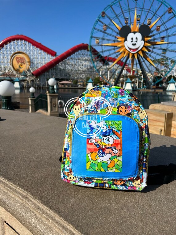 Donald Duck Stained Glass Mini Backpack