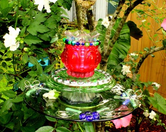 Items Similar To Bird Feeder Or Butterfly Feeder Douable Layered