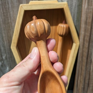 Wooden Pumpkin Scoop