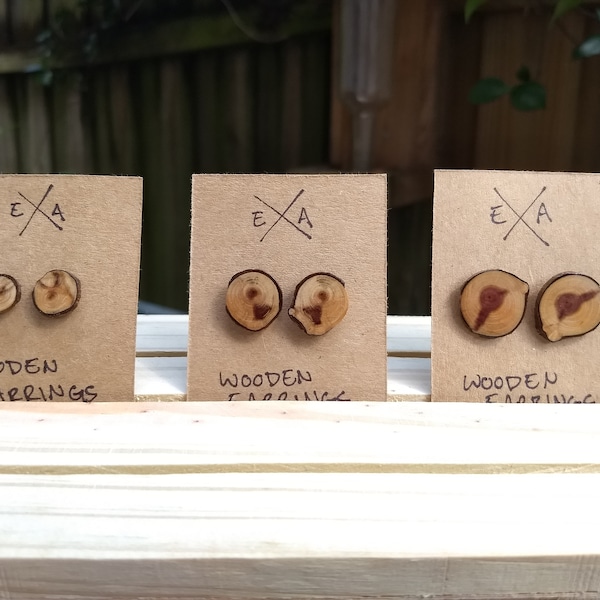 Wooden Earrings Cedar