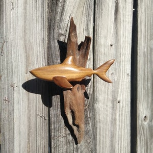 Wooden Shark Driftwood Art