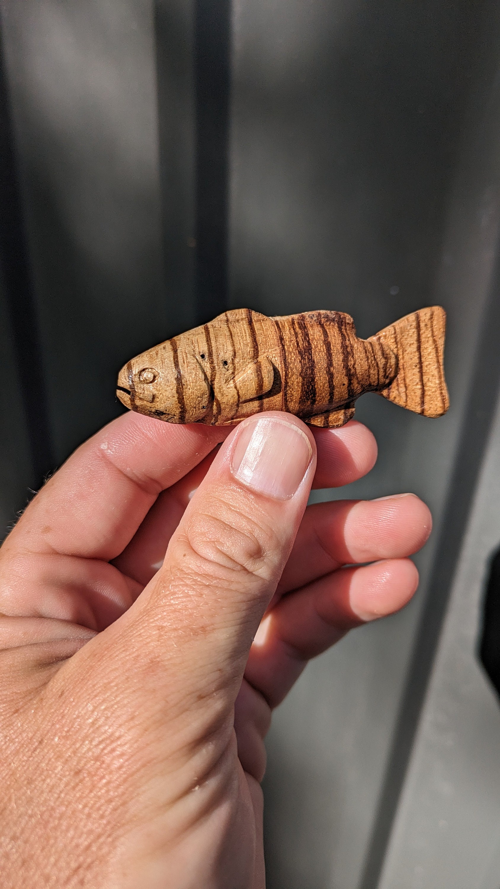 Wooden Fish Magnet - Etsy