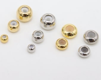 8mm number slider beads figure charms for bracelets silver beads