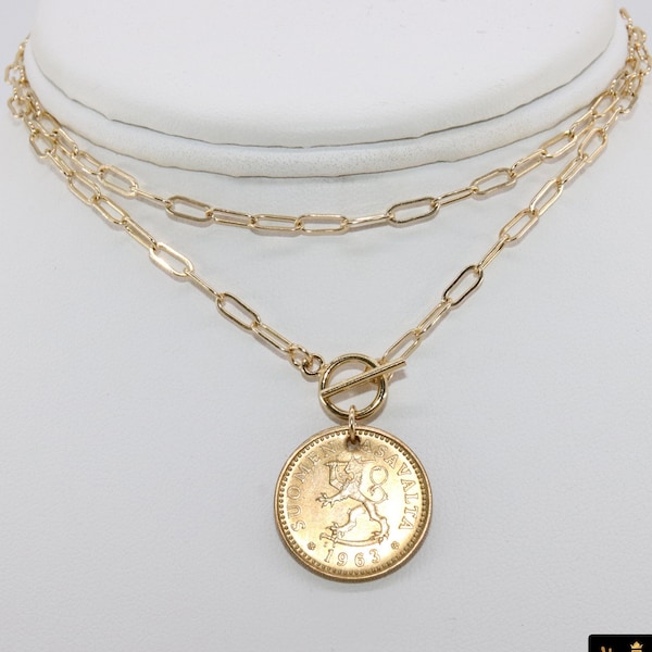 Coin Necklace - Etsy