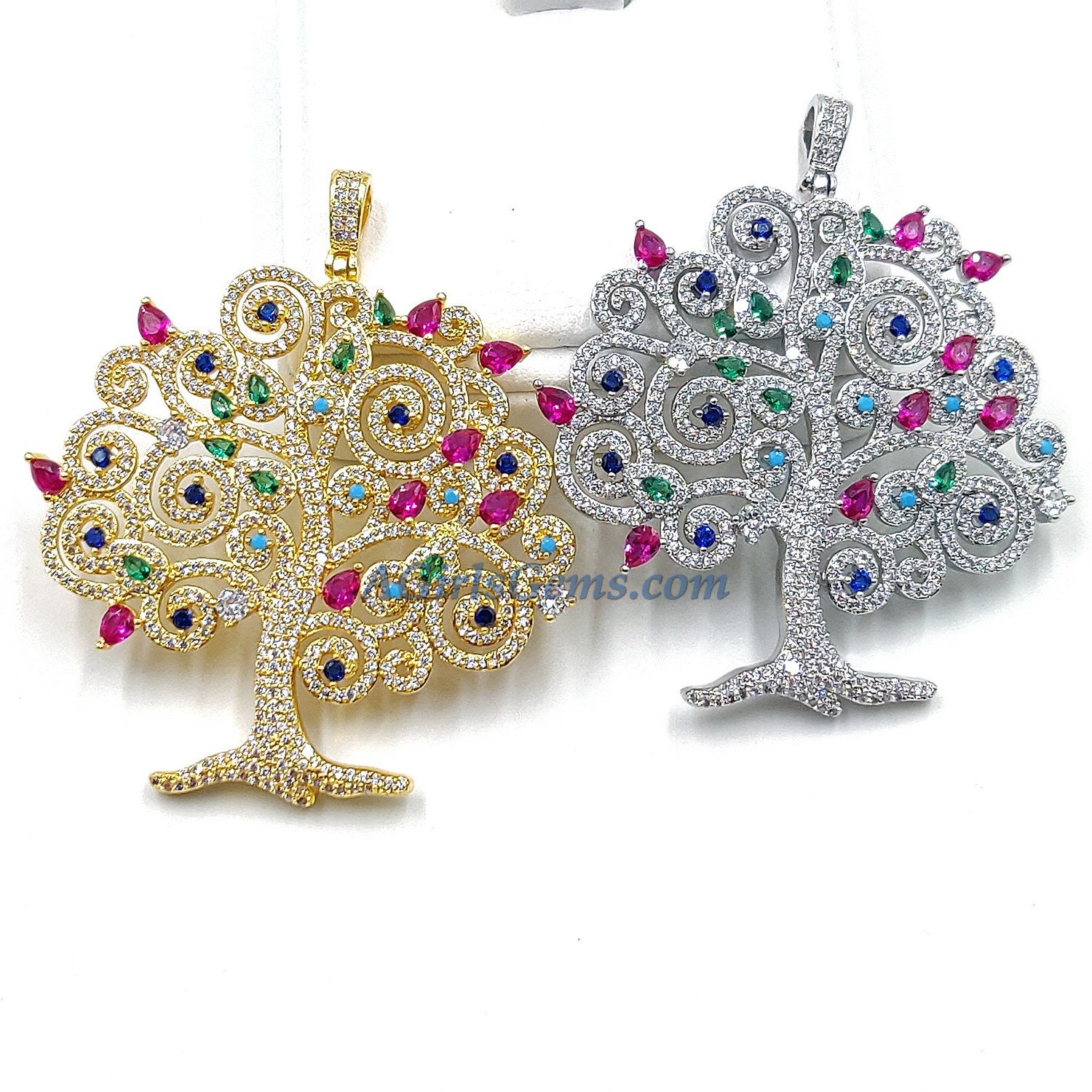 Gold Money Tree Pendant - Main Image