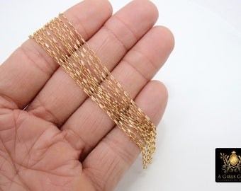 14 K ゴールドフィルド ロロ チェーン、14 20 未仕上げ バイ ザ