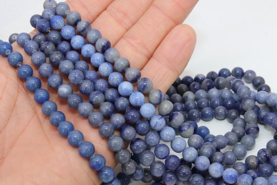 Natural Blue Aventurine Beads Light Sky Blue Round Beads BS 50 Sizes 8mm 16 Inch Strands Etsy Ireland