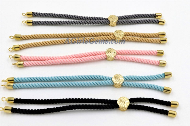 Milian Silk Cord Half Finished Bracelet Adjustable Half Bracelets milian-silk-cord-half-finished-bracelet-adjustable-half-bracelets