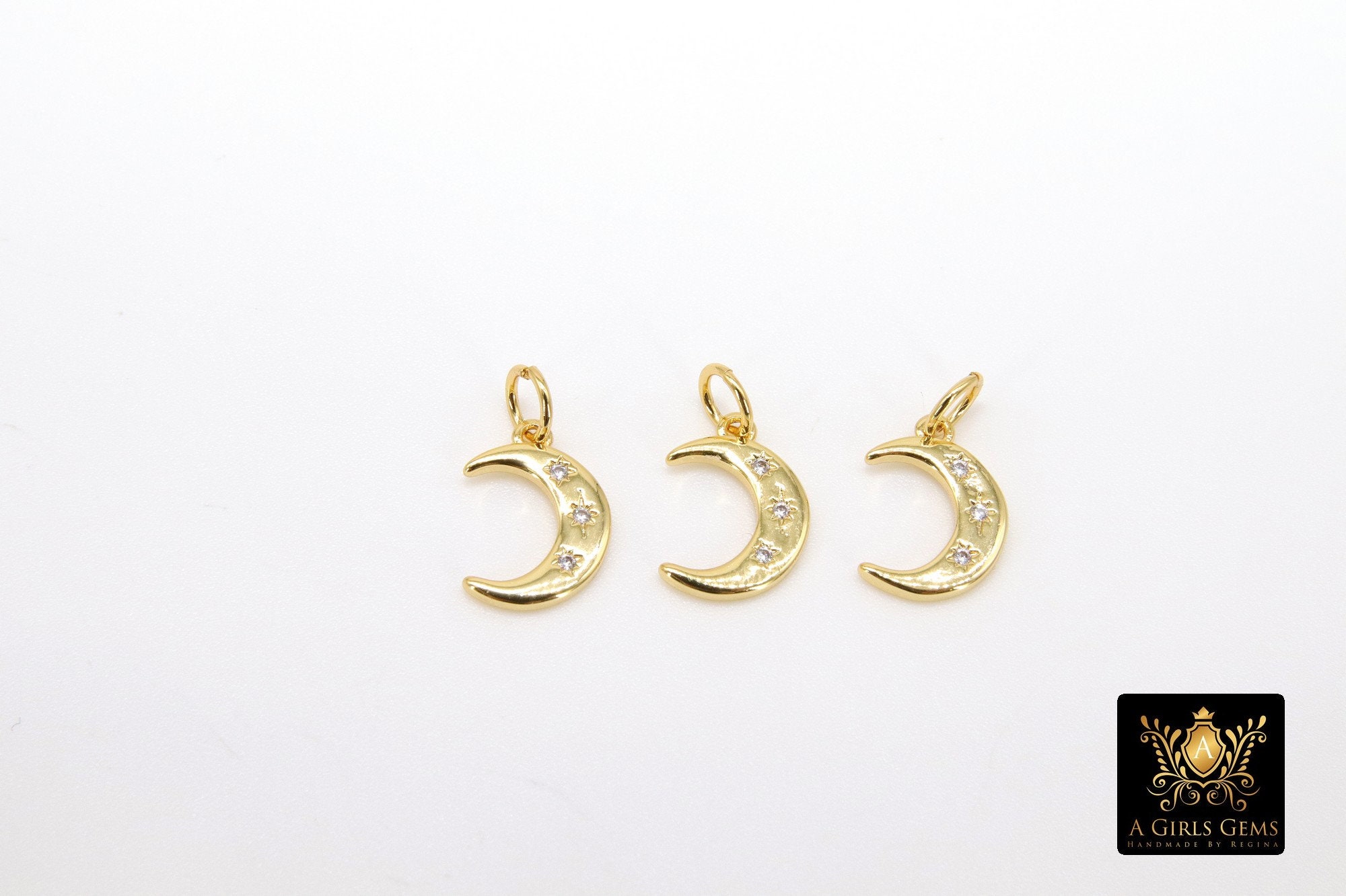 HEART PAVE STUD GOLD/WHITE CZ
