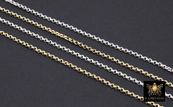 Solid 925 Sterling Silver Belcher Chain By The Metre - 6.2mm Oval - Jewellery Making