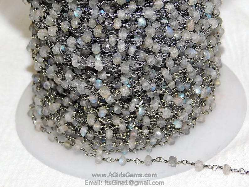 Bead Chain 1 yard 6mm MATTE GOLD 22k Rosary Chain fch0891a