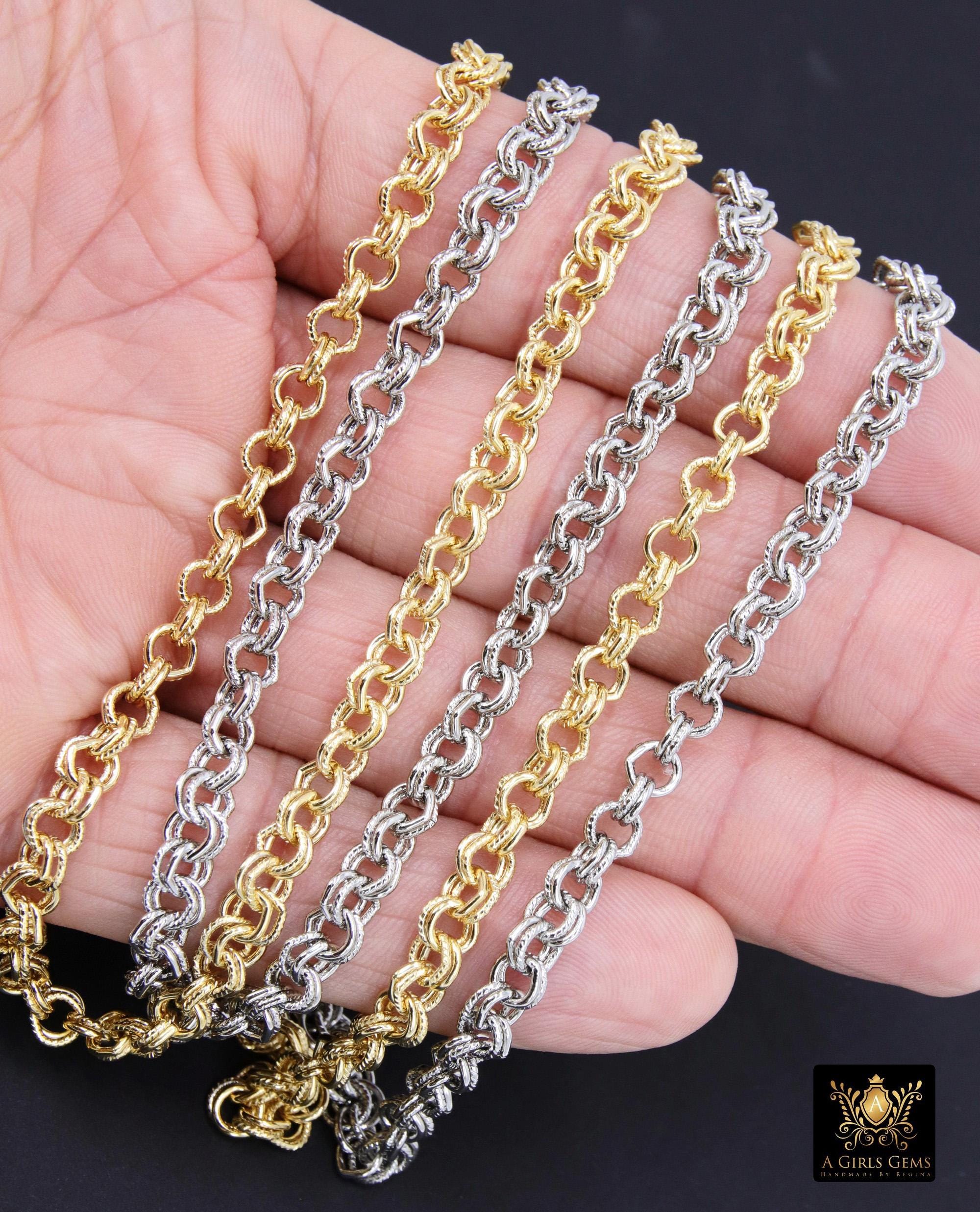 Collana In Oro Giallo 9kt Con Catena Rolo (Belcher) - Lunghezza 56 Cm, Peso 3,1 G - In Confezione Regalo - Ideale Per Donna - 3