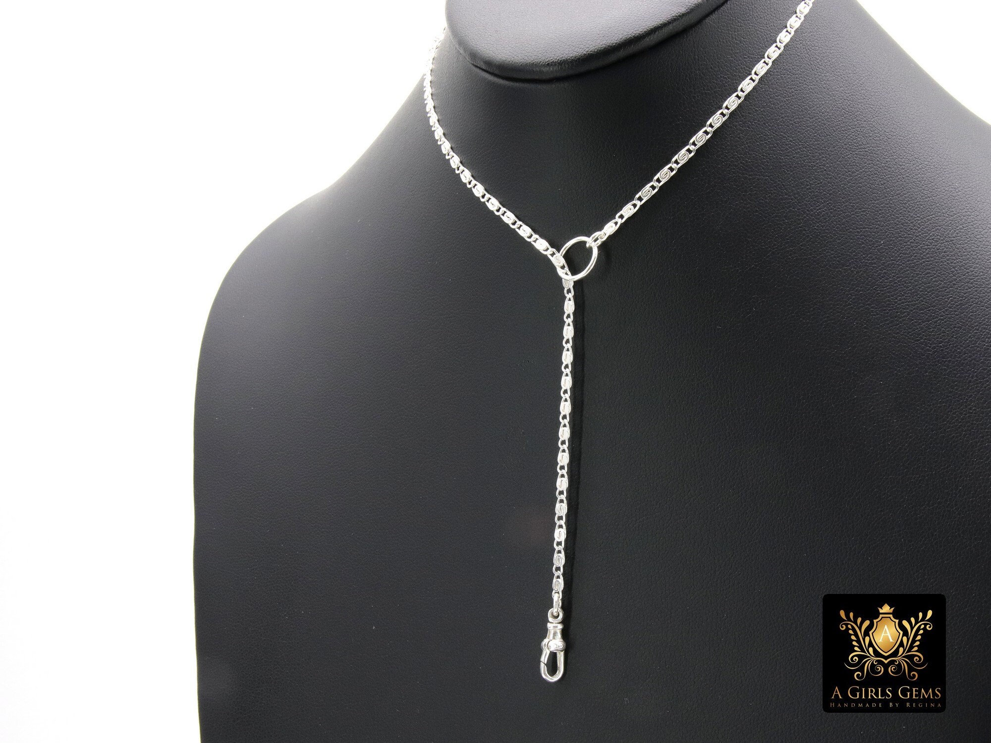 【STONEHENgE】Silver Material Stick Bar Necklace SC1149 Silver Horizontal Bar Necklace – Steven Singer Jewelers