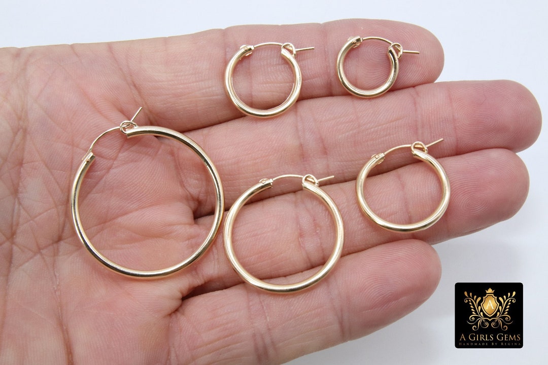 ピアス LESS IS MORE 14K gold field hoop earrings size 2 il_1080xN.3071415433_gwwn.jpg