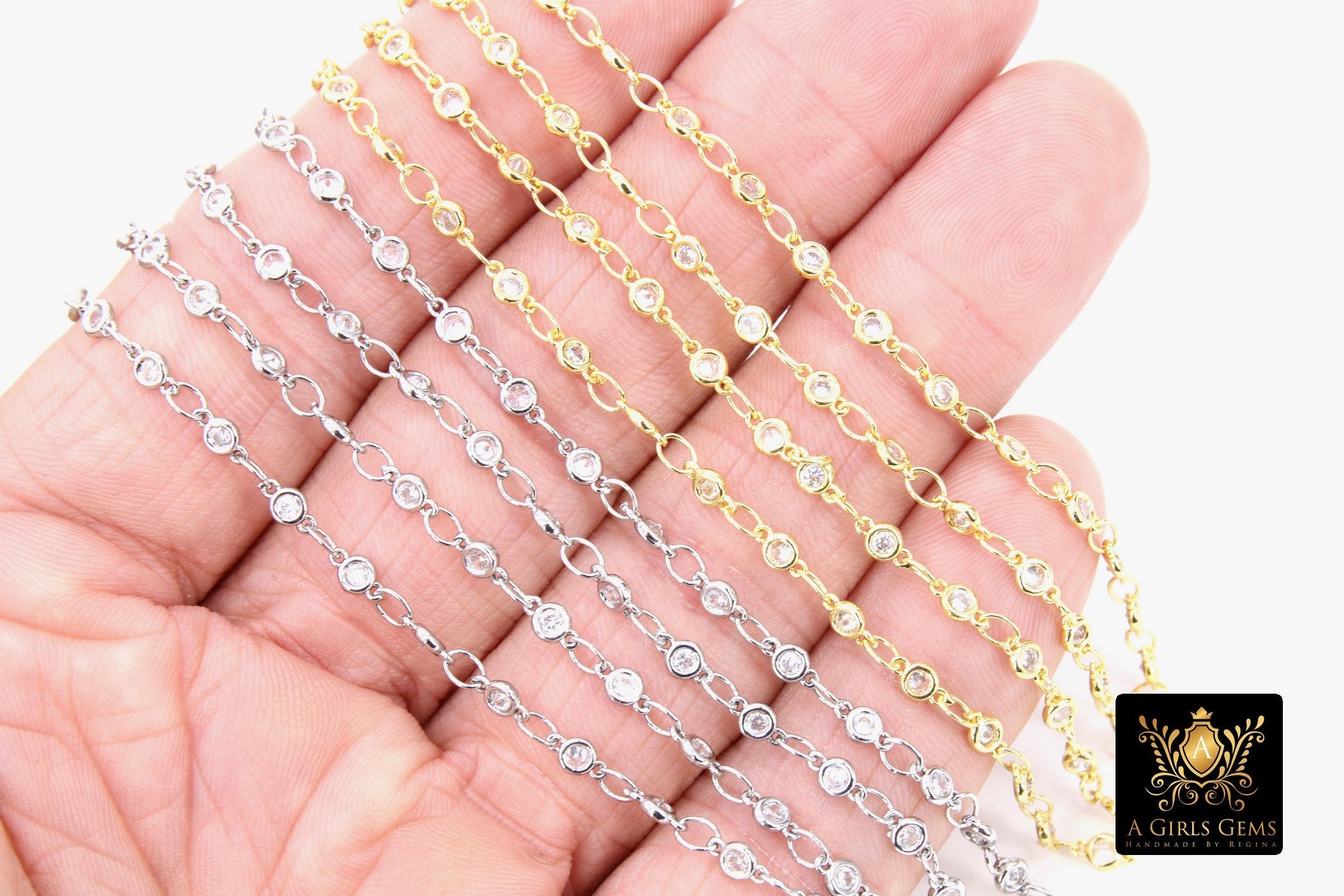 DIY Jewelry Accessories 14K Gold Plated Tail Chain Hanging Piece Extender  Chain Connectors Components Necklace Making Supplies