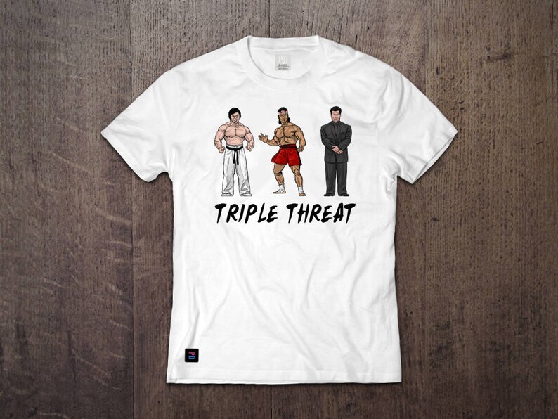 Chinese Powerhouse BOLO YEUNG inspired character tees Moon, Chong Li /& Bolo