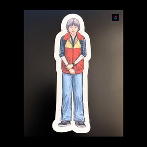 Autocollant de personnage Little Artist - Coupe bise mat/brillant résistant aux intempéries - 3 tailles