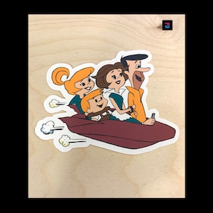 Family of the Future Quartet Character Sticker - Weatherproof Matte / Glossy Kiss Cut - 3 Sizes