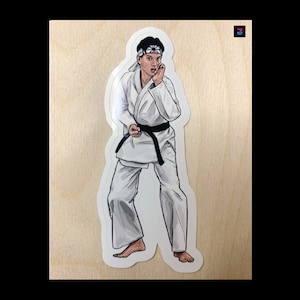 Sticker personnage NJ Teen Underdog #1 - Résistant aux intempéries mat/brillant coupe baiser - 3 tailles