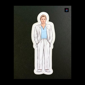 Autocollant de personnage Sergeant Shades - Coupe bise mat/brillant résistant aux intempéries - 3 tailles