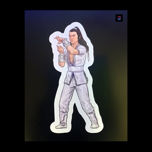 Adesivo de personagem de discípulo de prata - à prova de intempéries fosco / corte beijo brilhante - 3 tamanhos