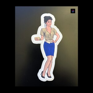 Autocollant de personnage Hottie #1 - Coupe bise mat/brillant résistant aux intempéries - 3 tailles
