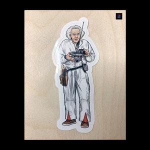 Inventor Character Sticker - Weerbestendig Mat / Glanzend Kiss Cut - 3 Maten