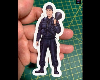 SWAT Leader Character Sticker - Weatherproof Matte / Glossy Kiss Cut - 3 Sizes