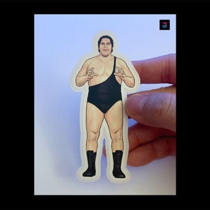 Sticker personnage version 1 et 2 de la bête française - mat résistant aux intempéries / coupe brillante - 3 tailles