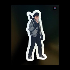 Adesivo personaggio bocca grande - resistente alle intemperie opaco/lucido taglio bacio - 3 misure