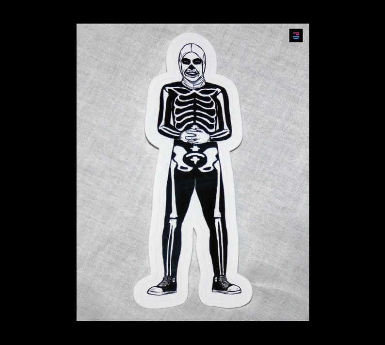 Skeleton outline image picture