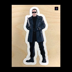 Autocollant de personnage Soldier of Fortune - Coupe bise mat/brillant résistant aux intempéries - 3 tailles