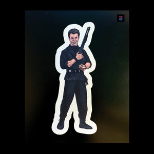 Adesivo personaggio Club Goer - Resistente alle intemperie opaco / lucido Kiss Cut - 3 misure