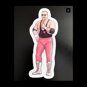 Autocollant de personnage Power Man - Résistant aux intempéries Matte / Glossy Kiss Cut - 3 Tailles