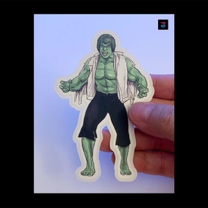 Sticker personnage Behemoth vert version 1 et 2 - résistant aux intempéries mat / brillant coupe baiser - 3 tailles