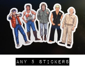 Choose Any 5 Solo Character Stickers - Weatherproof Matte / Glossy Kiss Cut - 3 Sizes
