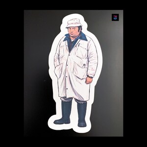 Pegatina del personaje Broski - Resistente a la intemperie, mate/brillante, troquelada - 3 tamaños