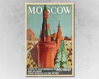 VINTAGE SOVIET ARMENIA RUSSIAN TRAVEL A3 POSTER PRINT