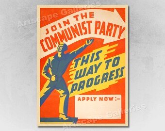 Vintage Poster Etsy