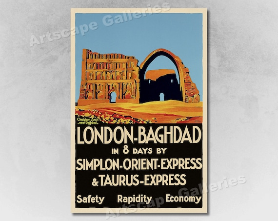 16x24 See India 1950/'s Charminar Hyderabad Vintage Classic Travel Poster