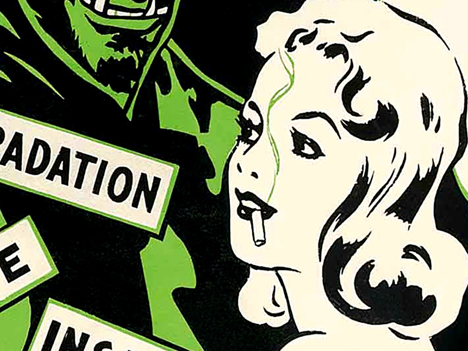 Matte Paper Print 1942 Devil's Harvest Vintage Marijuana Movie Poster Reprint - 18x24 Inches, Matte Paper 1942 Devil's Harvest Vintage Marijuana Movie Poster - 18x24