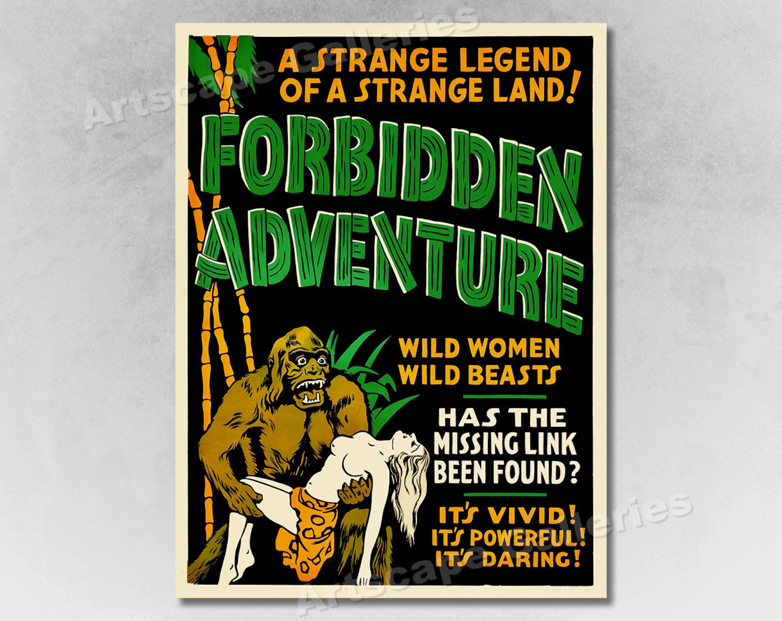 1950's Vintage Adult Movie Poster