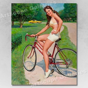 24x30 1950/'s Elvgren Pin-Up Girl Poster /"Captivating/"