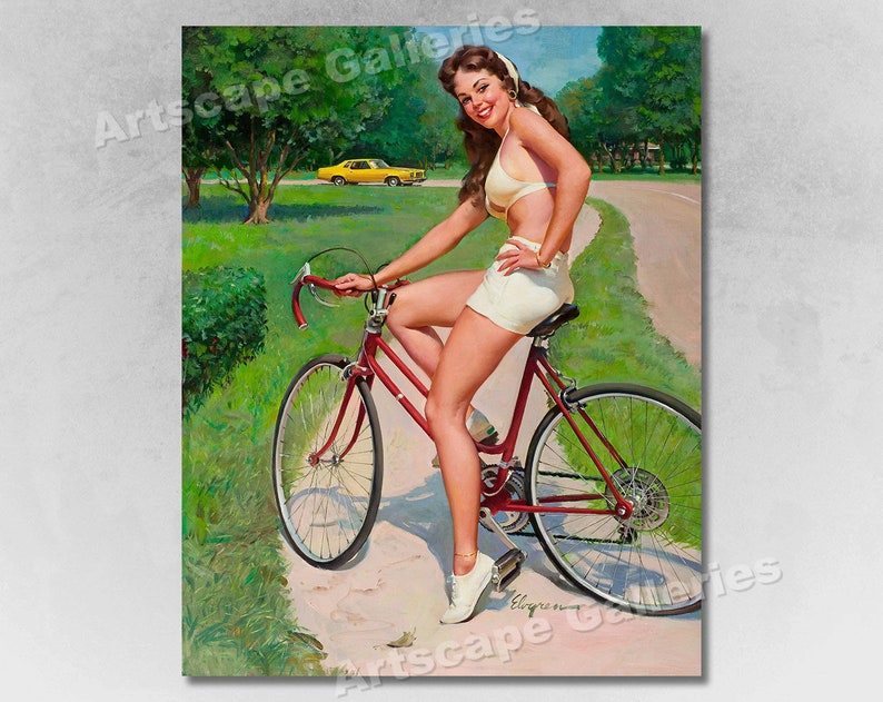 16x20 1958 /"It/'s a Snap/" Vintage Style Elvgren Slingshot Pin-Up Girl Poster