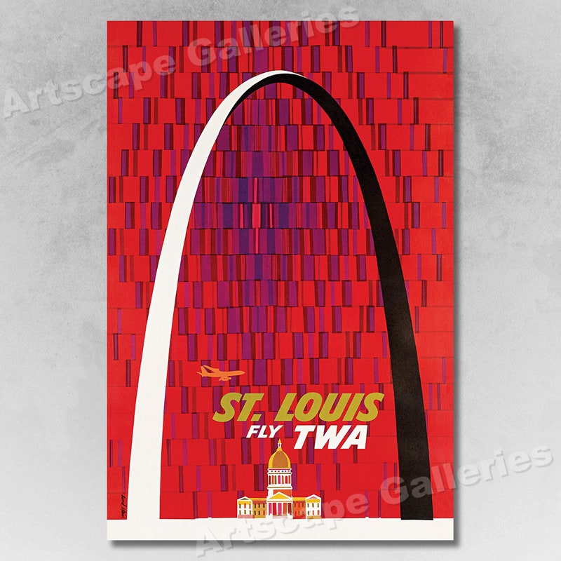 St Louis Poster - Etsy