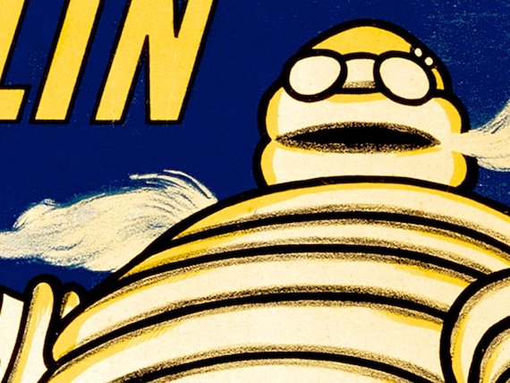 MICHELIN BIBENDUM - PNEU VELO - AFFICHE POSTER