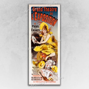 1900 Grand Theatre de L&#39; Exposition - French Art Nouveau Art Print Poster