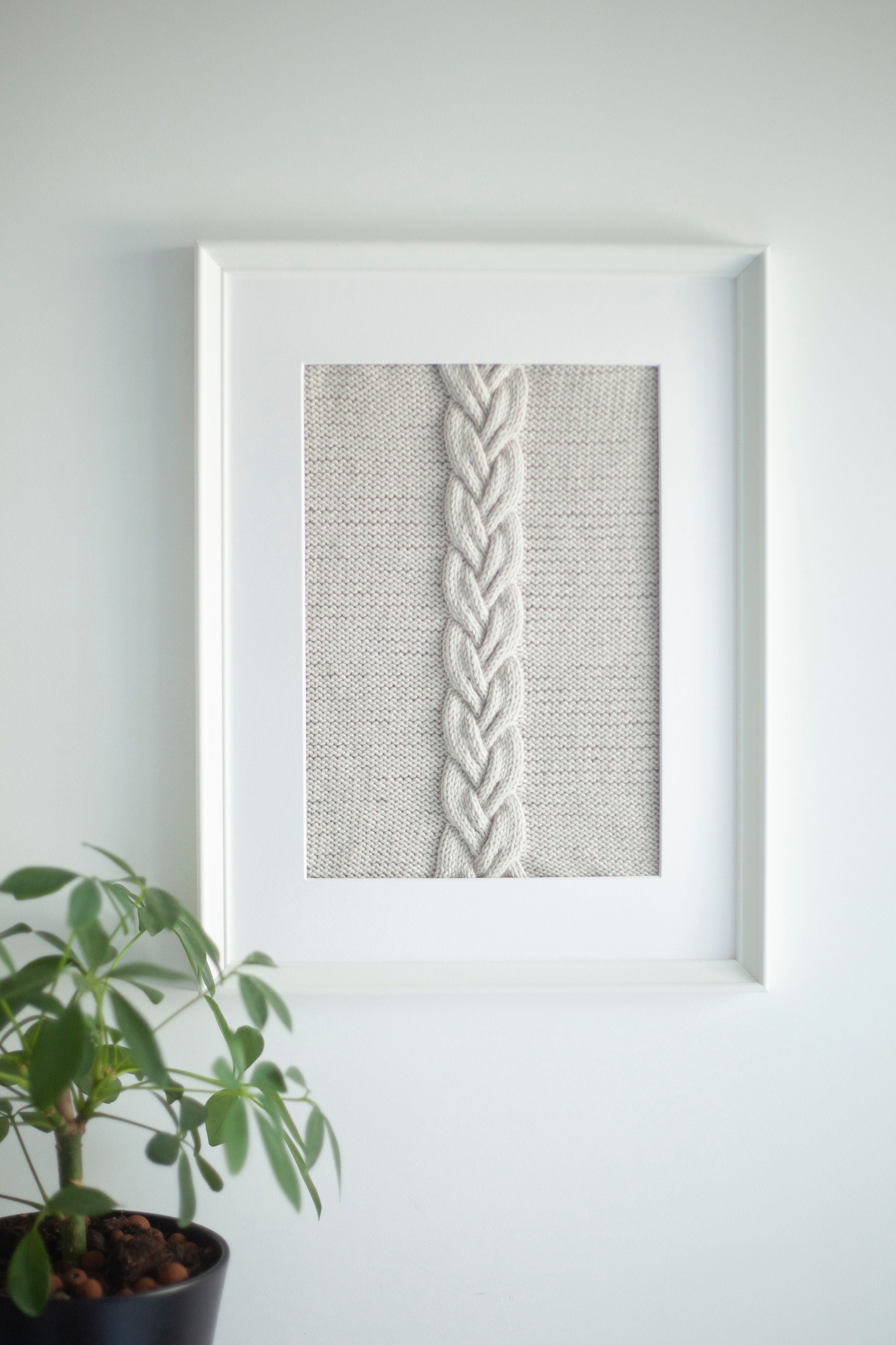 Knit wall art pattern Video tutorial DIY unique home decor Etsy
