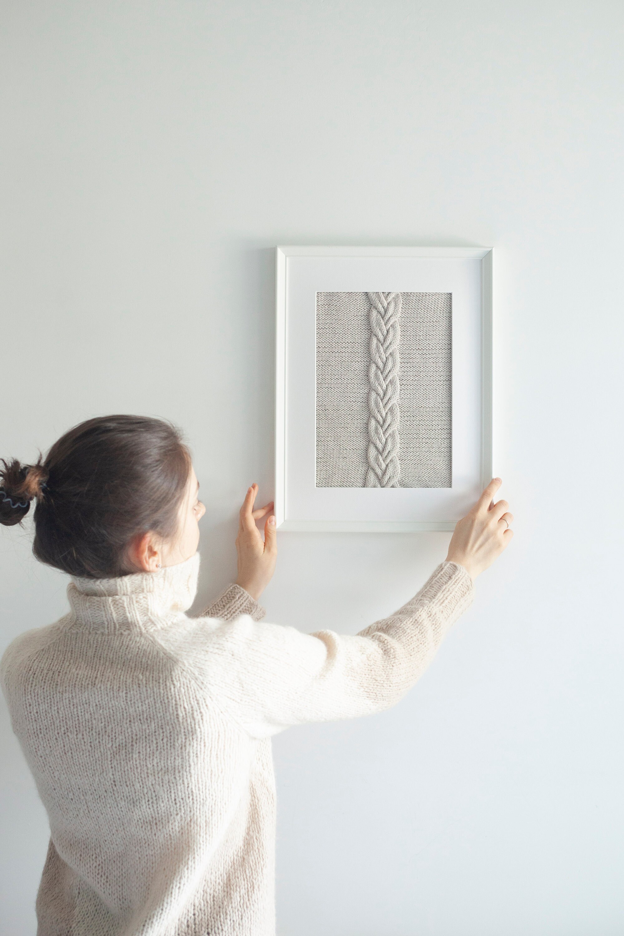 Knit wall art pattern Video tutorial DIY unique home decor Etsy